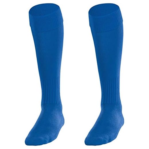 JAKO Stutzenstrumpf Uni 2.0 ohne Logo Medias de Manga Corta, Hombre, Azul, 43-46