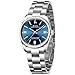 BUREI Classic Watches Orologio al quarzo da donna Orologio da 36 mm in acciaio inossidabile per donna Orologio da polso da lavoro con data unica