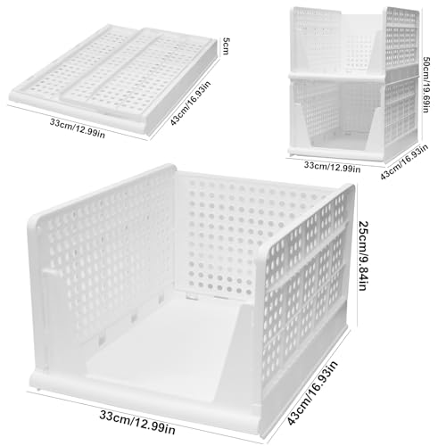 Rangement placard efficace avec ce bac plastique empilable vêtement - 3