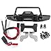 MOHERO Metal Front Bumper Mount with Led Light RC Bumper for 1/18 TRX-4M TRX4M Bronco Defender RC Crawler Car Upgrade Parts