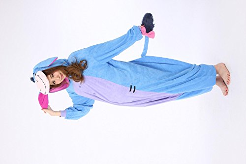 Eeyore Onesie Kigurumi One-Piece Costume Jumpsuit | Winnie the Pooh | SAZAC Kigurumi | Halloween & Carnival | for Kids and Adults | One Size Fits All (155 – 180+ cm) - Image 5
