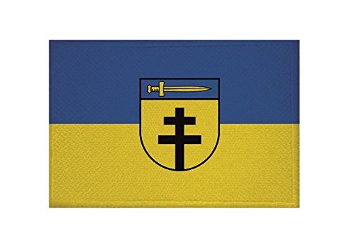U24 Aufnäher Dornstadt Fahne Flagge Aufbügler Patch 9 x 6 cm