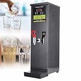 pealiritansemen Automatic Hot Water Boiler, Electric Auto Fill Hot Water Dispenser, Stepping Type Boiling Water Machine, With Temperature Display & Timer, Commercial/Home,Black