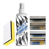 Electrical Contact Cleaner - 100ml Plug Grime Spray | Fast Drying Anti-Rust Electrical Cleaner Spray with Sponge,for Home Car Connector Grime Dust Carbon Buildup