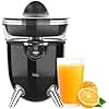 Gadgy Electric Citrus Juicer – Compact Juice Extractor with Anti-Drip Spout, Dust Cover, Non-Slip Feet & Overheat Protection | Fresh Juice Maker for Oranges, Lemons, Limes