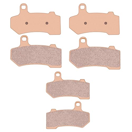 Anoety Front & Rear Sintered Brake pads replacement for HARLEY Road Glide 2008-2022/Street Glide 2008-2022/Road King 2008-2022/Ultra Classic Electra Glide 2008-2022