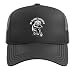 Honey Badger Chaos Off to Cause a Kerfuffle Quote Trucker Hat with Adjustable Mesh Back, Black
