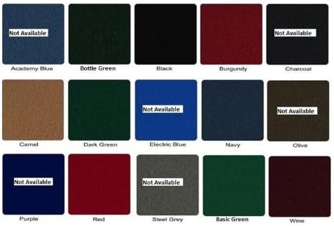 Championship 10' Invitational Billiards Pool Table Felt Cloth - Dark Green