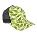 SEMRUAG Linda gorra de béisbol con estampado de perezoso,Gorra de béisbol para hombres y mujeres de verano transpirable, sombreros ajustables al aire libre, Eneldo de sushi encurtidos, Talla única