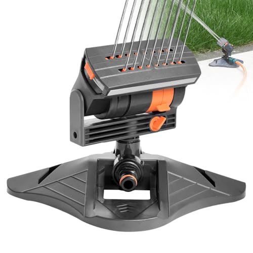 Mini arroseur oscillant turbo à 16 buses, 4 modes, arroseur carré oscillant automatique pour...