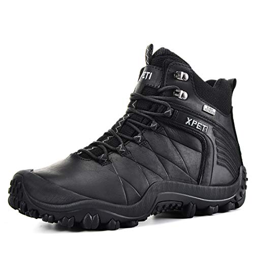 XPETI Men's Quest Mid Waterproof Leather Hiking Boot