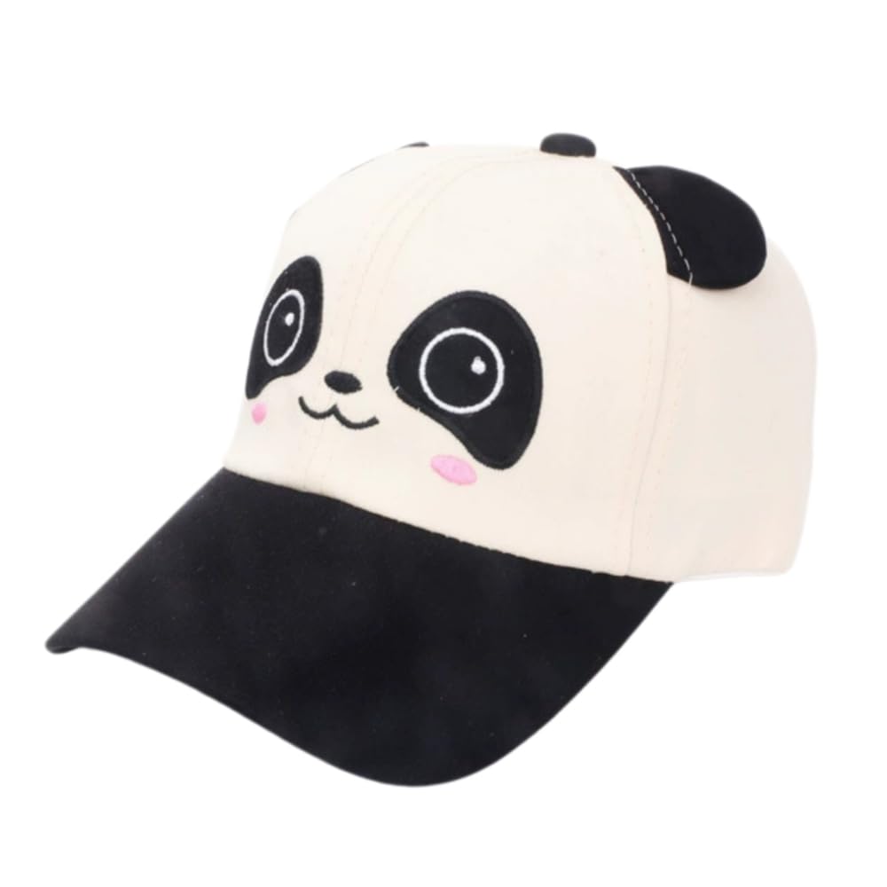 OMEIU Store Cotton Baseball Cap Hat for Boys, Boys Caps Perfect for Outdoor Sunny Days Sun Hat 3+ Years (Panda)