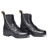 Mountain Horse MH Veganza Ladies Winter Zip Paddock Boot 8 Black