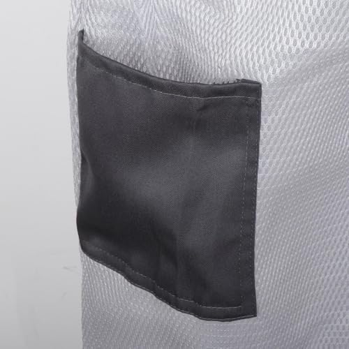 YsXoWiui Terno de Apicultor Ventilado Terno de Apicultor Cinza com Capuz de Esgrima Ventilado Roupas