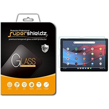 Tempered Glass Screen Protector, Anti Scratch, Bubble Free [Designed for Google Pixel Slate]