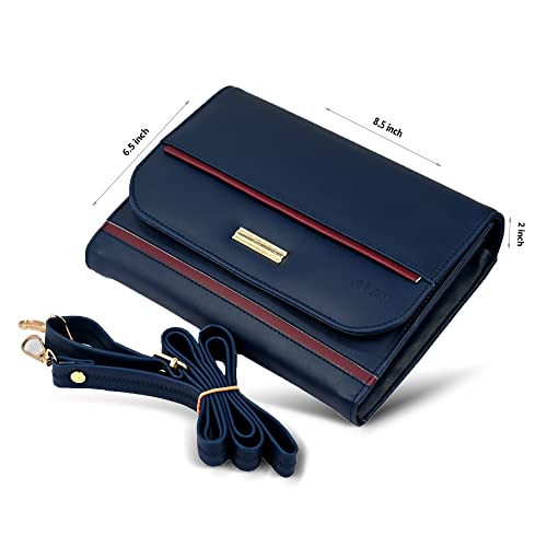 Image of ALSU Women's trendy Sling Bag | handbag | purse | crossbody bag| deattachable straps | adjustable straps |card slots 4| side bag| phone pocket