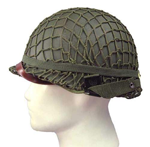 Casco de acero M2 de la Segunda Guerra Mundial equipo militar réplica casco Cover