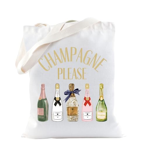 Bolso Tote para amantes del champán miniatura 1