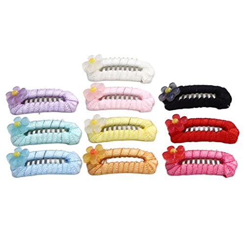 FASJ Adorno de Horquilla para Perro, Horquilla Colorida Resistente para Mascotas, Hermosa 10 Piezas para Perros Cover