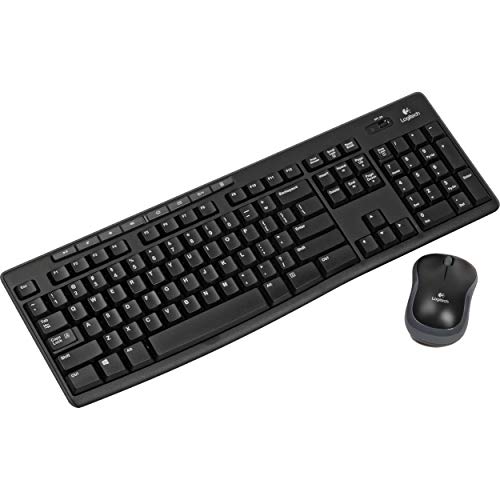 Logitech MK270 Wireless Multimedia Keyboard & Optical Mouse Kit (Renewed)