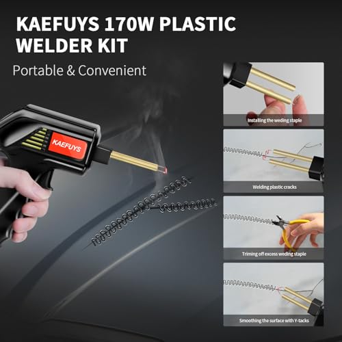 KAEFUYS 170W 220V Plastic Welding Kit Plastic Welder Gun 805Pcs Hot Staples Welding Repairing Machine for Car Bumper Plastic Crack Repair 3 KAEFUYS 170W 220V Plastic Welding Kit Plastic Welder Gun 805Pcs Hot Staples Welding Repairing Machine for Car Bumper Plastic Crack Repair - Image 3