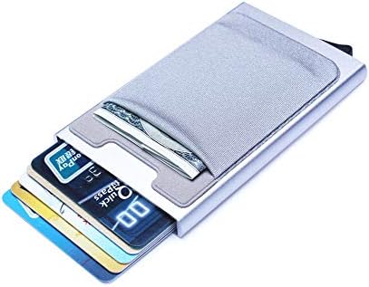 Men rfid money clip wallet, RFID Blocking Wallet for Men and Women, Ultra-Slim Self Adhesive Credit Card Wallet