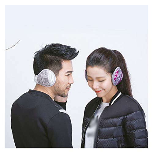 Yamia Winter Ear Muffs 2 Pack Earmuffs Unisex Earmuffs Classic Foldable Warmers Knit Winter Earmuffs Covers For Cold Weather Gift For Her/He For Cold Weather (Color : Gray, Size : 2 Pack) #TOP3