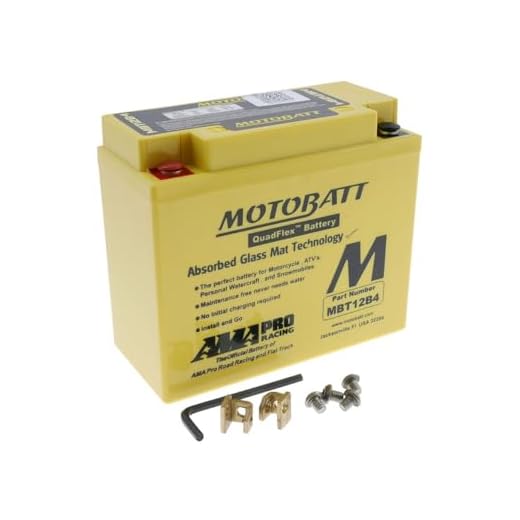 MOTOBATT Batterie 12 V 11 Ah (MBT12B4) [wartungsfrei & versiegelt] kompatibel für Yamaha YZF R1 RN01 1999-1999