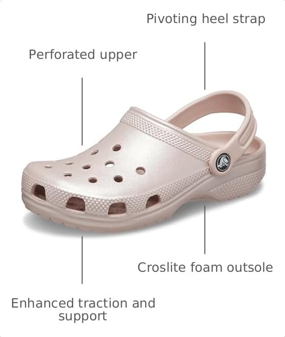 Image of Crocs Kids' Classic Glitter Clog
