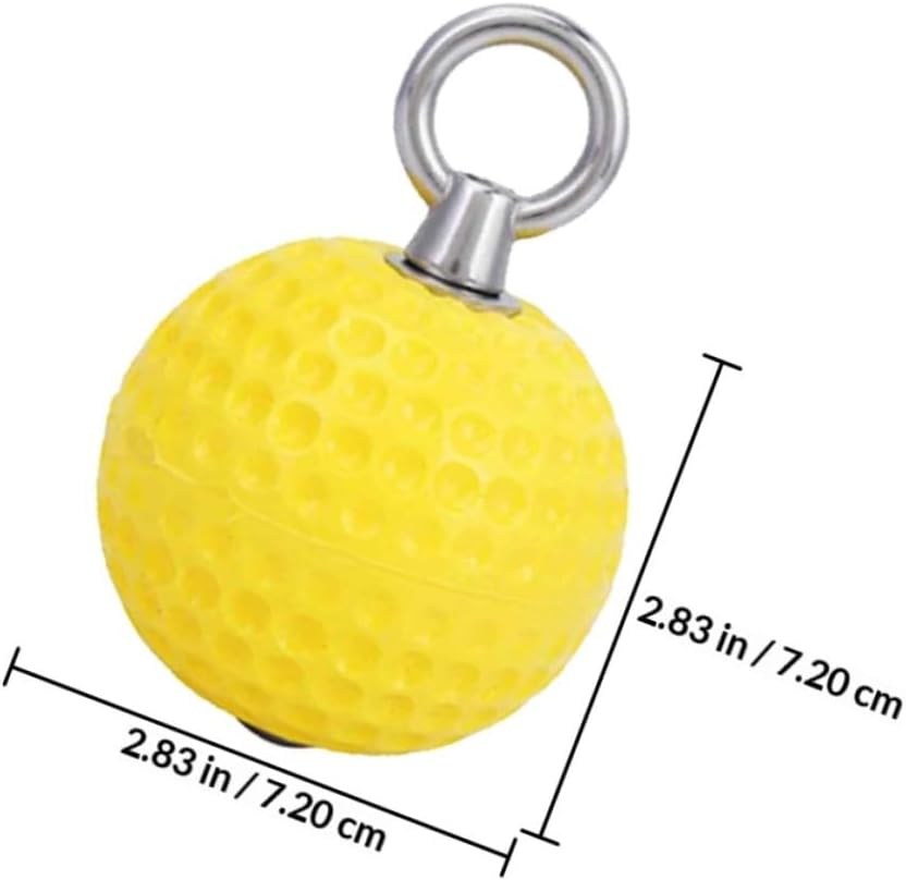 SUPVOX Grip Strength Trainer Ball 72mm Solid Non-slip Workout Exercise Grip Strengthener for Hand and Finger Training Fitness Equipment Set