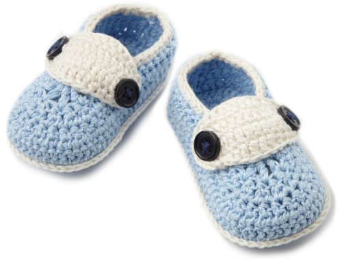 Jefferies Socks Baby-Boys Newborn Skater Boy Bootie, Light Blue, 0-1 Months