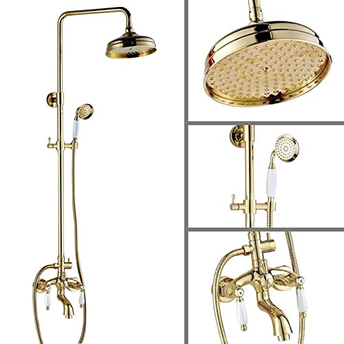 Pommeau de douche rond mural pour une expérience spa relaxante à la maison