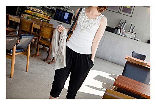 サルエル風7分丈 カジュアルパンツ フィットネス・ヨガパン