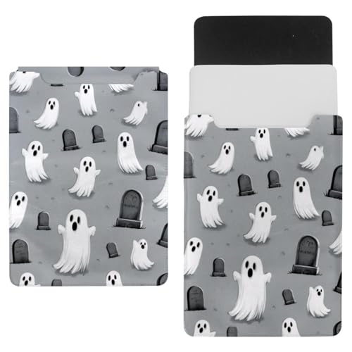 Funda para portátil de fantasmas para organizar tus clases y oficina en Halloween