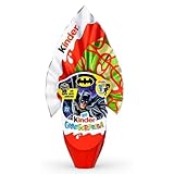 Cioccolato: Al latte Ferrero Kinder Uovo di Pasqua Gran Sorpresa Batman, 150 g