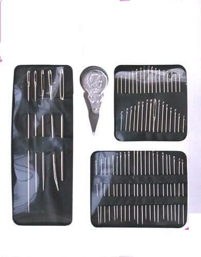 POPLEY 60 pcs Needles Hand Sewing Needles, Stainless Steel Sharp Hand Sewing Needles Hand Stitches Assortment Tools for Embroidery, Household, Different Sizes Sewing Accessories(Pack of 1)-image-5