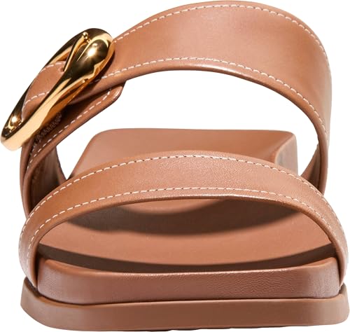 Cole Haan Cole Haan Women's Sandals - Oaklynn Double Band Footbed, British Tan Leather, 7-B US