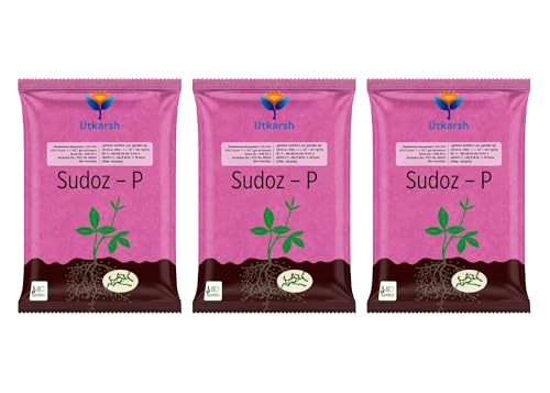Image of Utkarsh Pseudomonas Fluorescens Powder 1.0% W.P. CFU Count: 1 x 10^8 / gm. min. for Plants, Crops and Home Gardening - Sudoz-P (3 Kg; Pack of 3 of 1 Kg)
