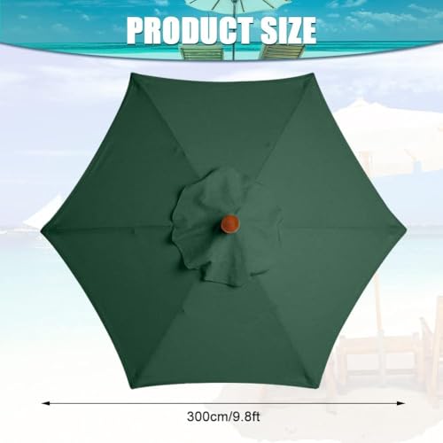Tkanina na parasole 6 prętów 3 metry. Zapasowy parasol 6 żeberek 3 metry wytrzymały i gruby. Parasol wymienny 3m 6 żeberek do parasoli tarasowych.