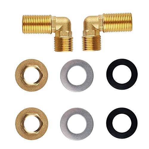 Kwode Commercial Wall Mount Faucet Installation Kit, Wall Mount Kitchen Faucet Mount Kit Backsplash Mount Set For Stainless Steel Commercial Kitchen Prep & Utility Sink #TOP2