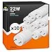 10x Tubi LED 150cm G13 T8 22W Professionale Garanzia 5 Anni 2000 lumen - Luce Bianco Freddo 6400K - Fascio Luminoso 160° - Sostituzione Neon