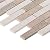 Modket TDH246CG Crackle Glass Crema Marfil Marble Stone Beige Sand Brick Joint Modern Mosaic Tile Backsplash Kitchen Bath Bathroom Shower Interior Wall