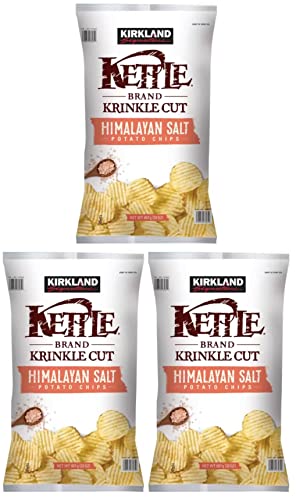 コストコ ケトル ヒマラヤンソルト ポテトチップス 907g COSTOCO ×3袋セット + lollolマイクロファイバークロス(商標登録済)のサムネイル