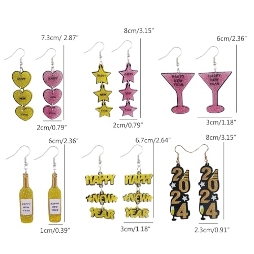 Boucle d'oreille Chinois façonne de style Drop pendant unique