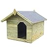 Hundehütte aus Holz, wasserdicht, für den Außenbereich, 85 x 103,5 x 72 cm