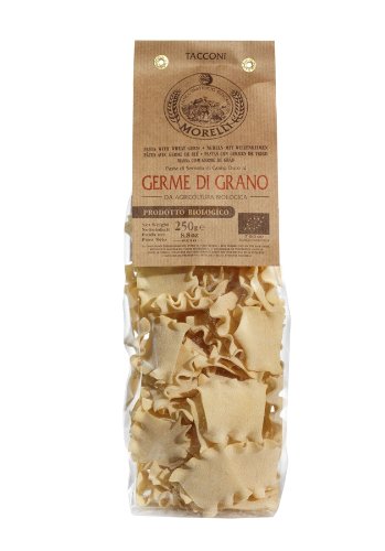 Antico Pastificio Morelli - Tacconi germen de trigo (250 g) - ORGÁNICA - 3 paquetes Paquete (3 x 250g)