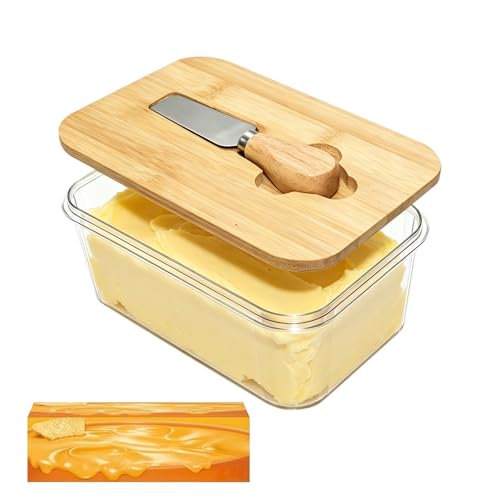 Cheese Container Compatible with Velveeta,with Lid and Knife
