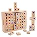 Wooden Building Blocks Set Rainbow Stacking Game...