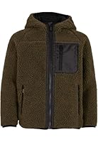 Brandit Kids Teddyfl. Jacket Hood 15Y, Farbe: olive, Größe: 146/152