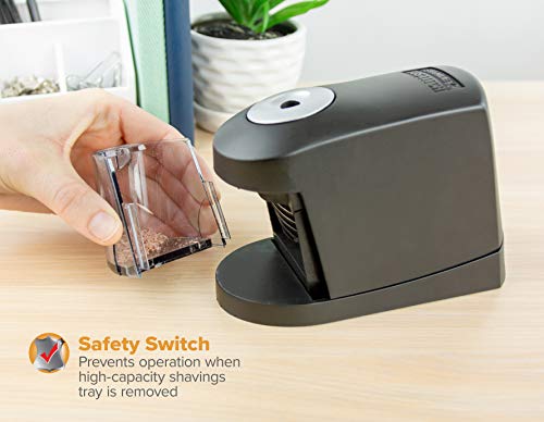 Bostitch Battery Desktop Pencil Sharpener, Black (02697) (Pack Of 1) #TOP4